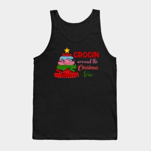 Crocin around the christmas tree Funny Christmas 2020 Gift Tank Top